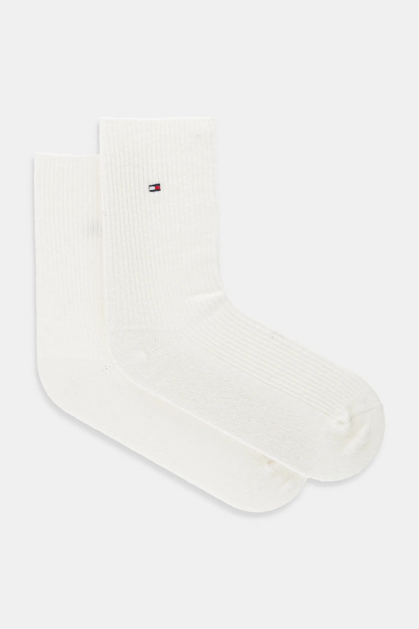 Levně Ponožky Tommy Hilfiger bílá barva, 701236465
