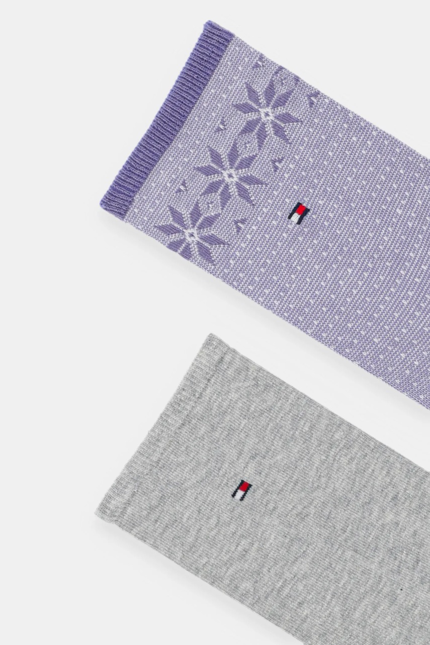 Носки Tommy Hilfiger 2 шт цвет фиолетовый 701236502