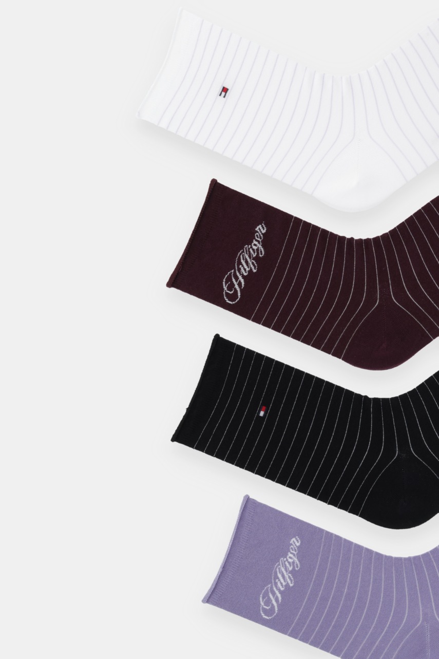 Носки Tommy Hilfiger 4 шт цвет фиолетовый 701238218