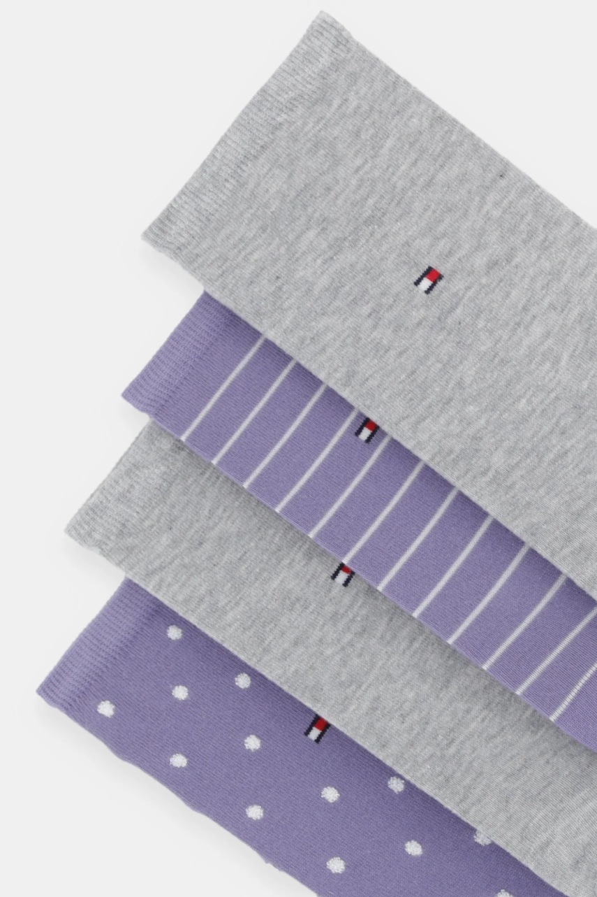 Носки Tommy Hilfiger 4 шт цвет фиолетовый 701238220