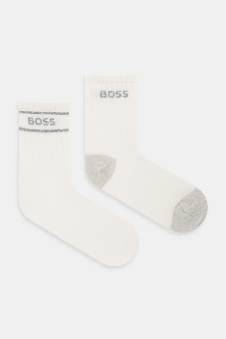 BOSS șosete 2-pack culoarea bej, 50546426