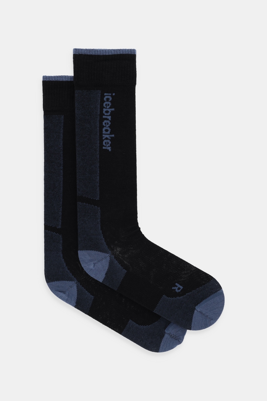 Icebreaker șosete de lână Merino Ski+ Ultralight culoarea negru, IB0A573T03W1