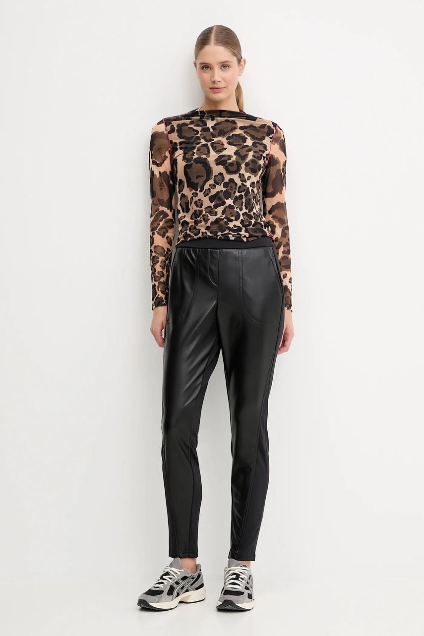 Παντελόνι Sportalm Hopper χρώμα: μαύρο, 650236 φωτογραφία