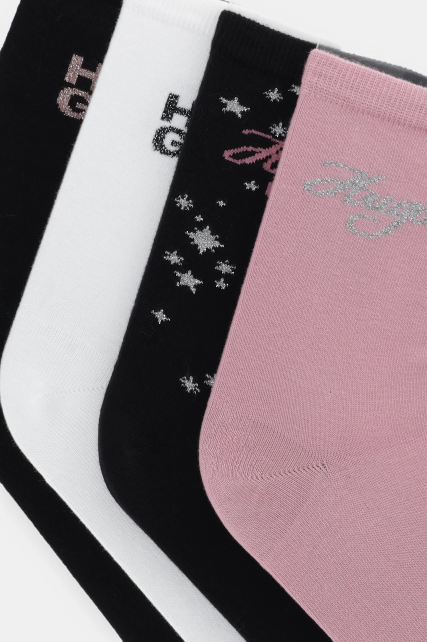 Носки HUGO 4 шт цвет чёрный 50546396 Носки HUGO 4 шт цвет чёрный 50546396