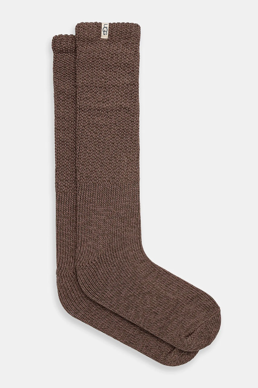 Levně Ponožky UGG TYLA hnědá barva, 1173790