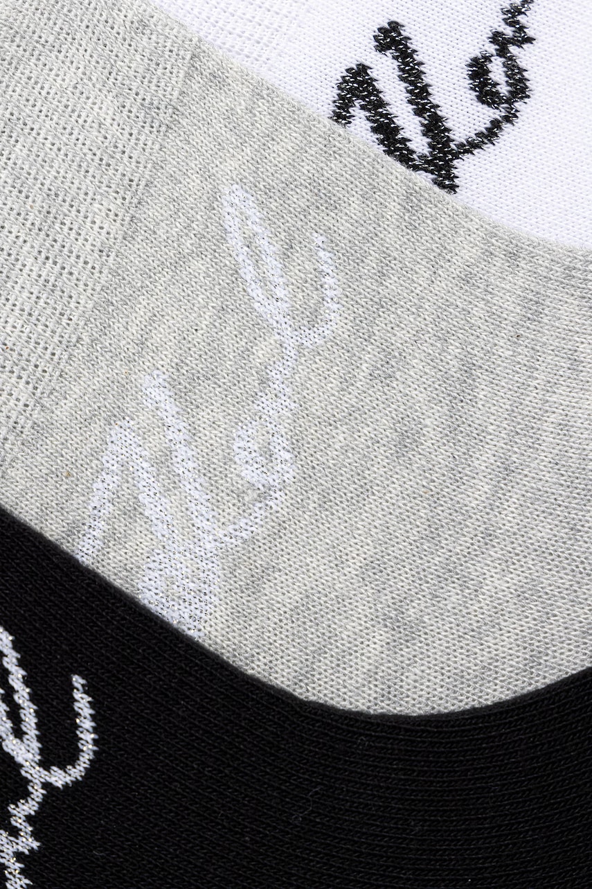 Karl Lagerfeld Κάλτσες Γυναικείες με βαμβάκι K/SIGNATURE 3-pack