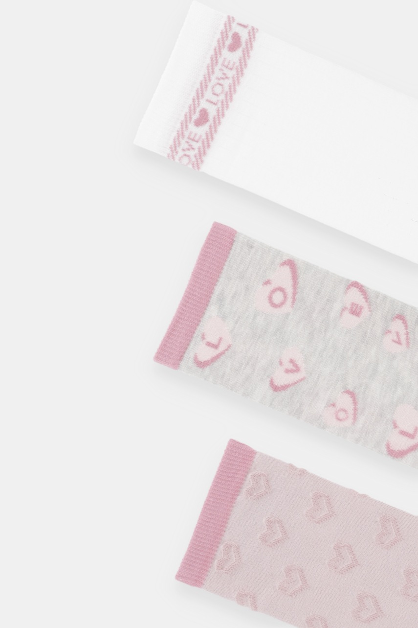 Носки womensecret 3 шт цвет розовый 4482725