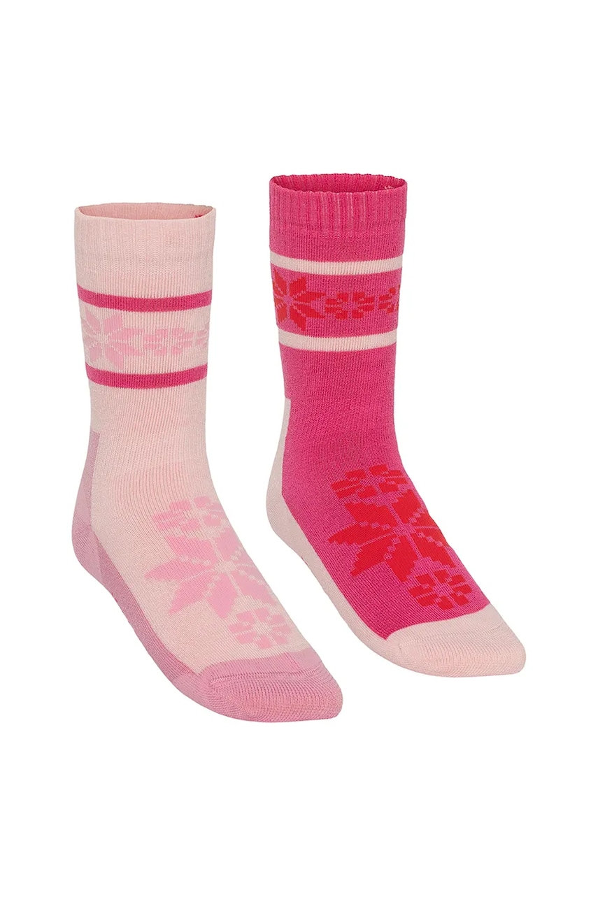 Kari Traa șosete RUSA 2-pack culoarea roz, 611362