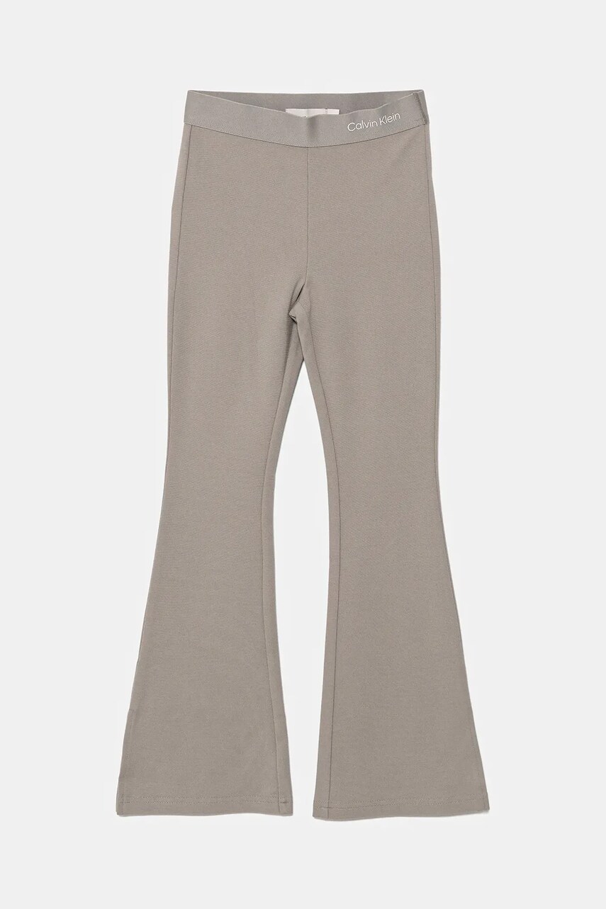 Levně Kalhoty Calvin Klein Jeans béžová barva, IG0IG02292