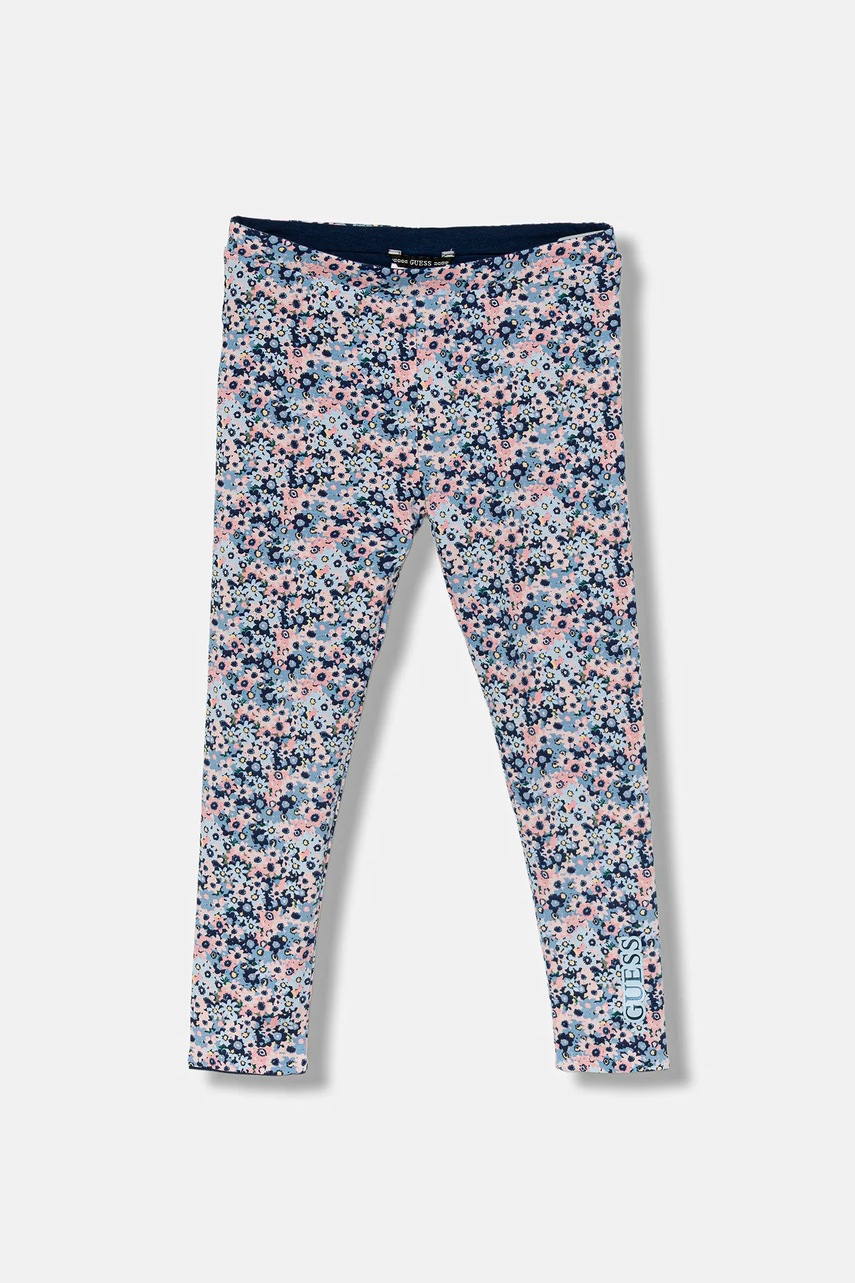 Levně Dětské oboustranné legíny Guess růžová barva, K5YB05 K6YW4