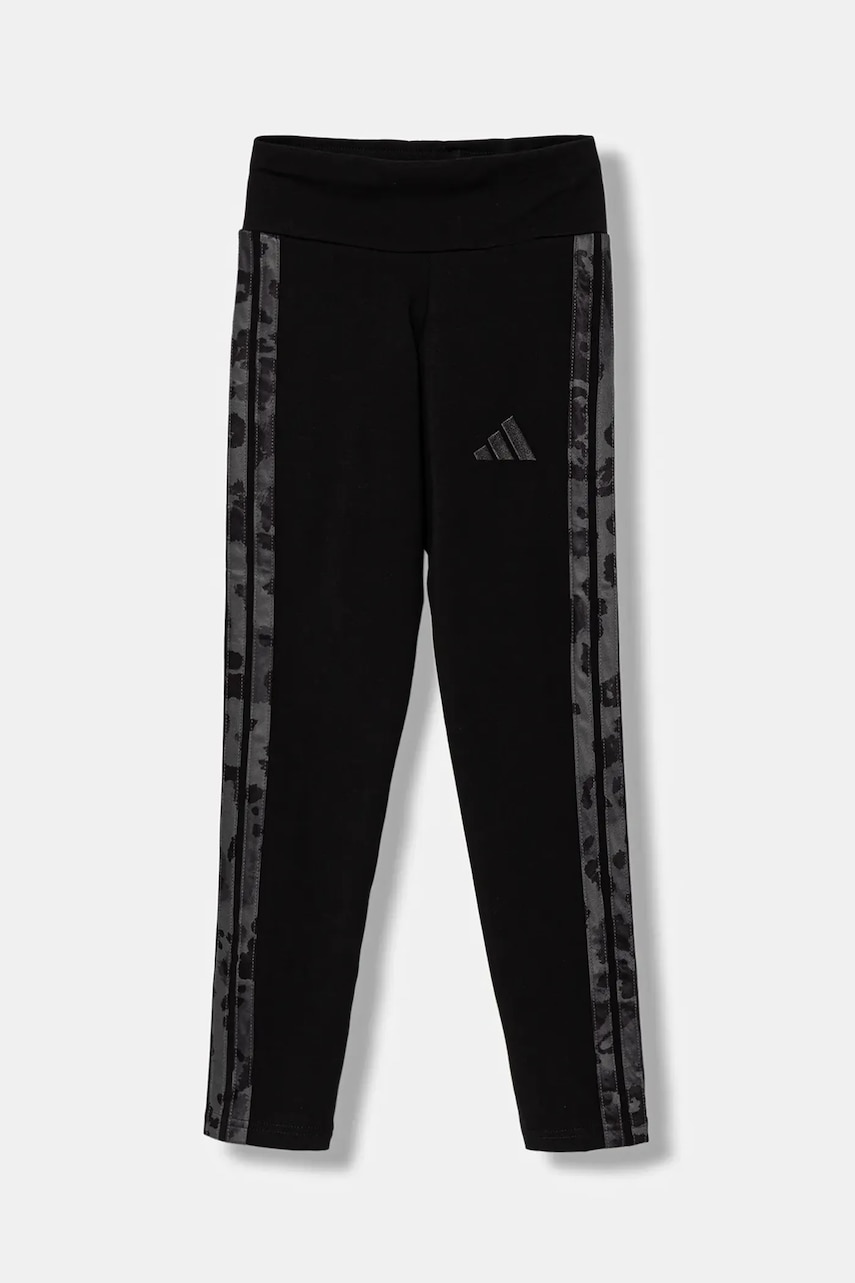 adidas leggins copii culoarea negru, cu imprimeu, KC5451