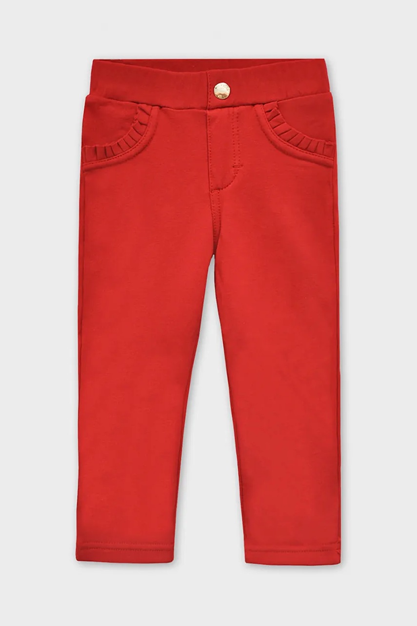 Mayoral pantaloni bebe culoarea rosu, 560