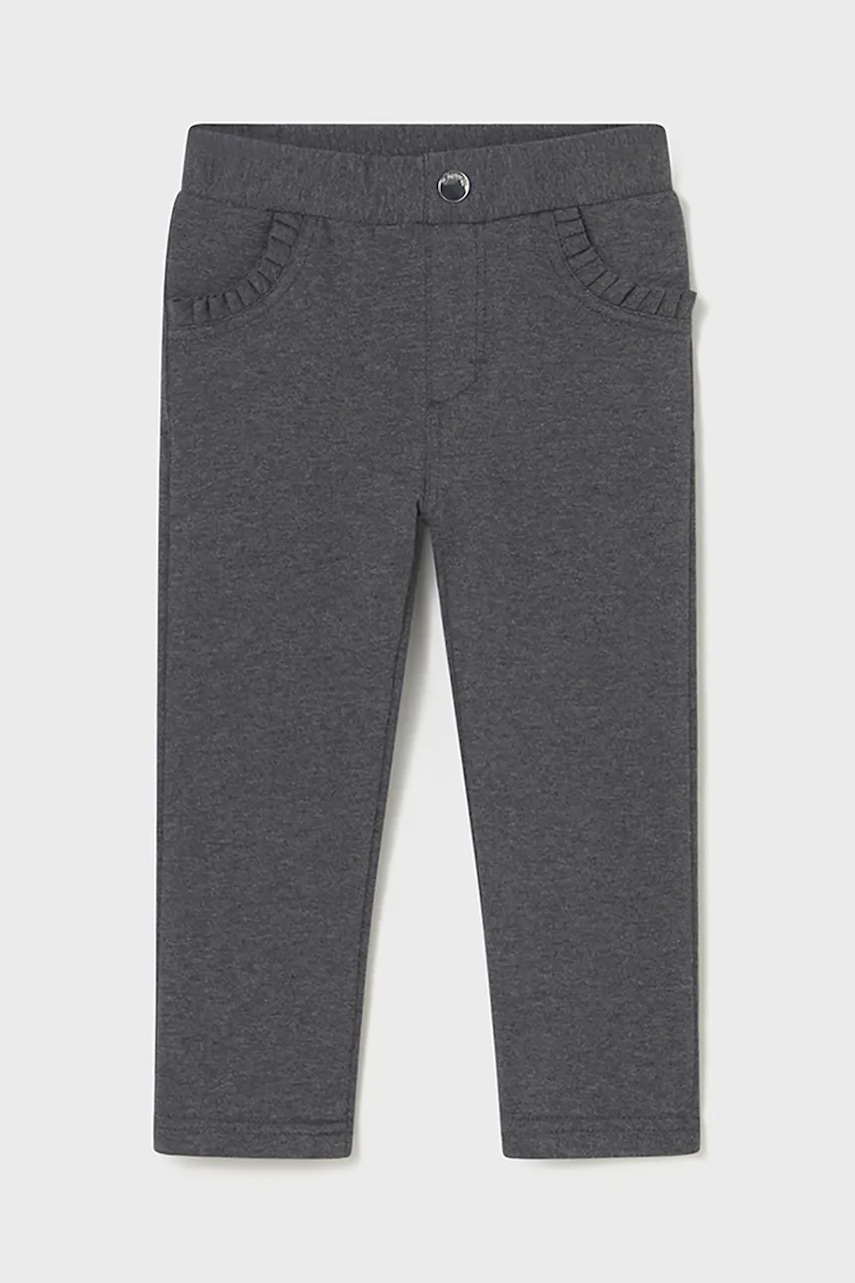 Mayoral pantaloni bebe culoarea gri, 560