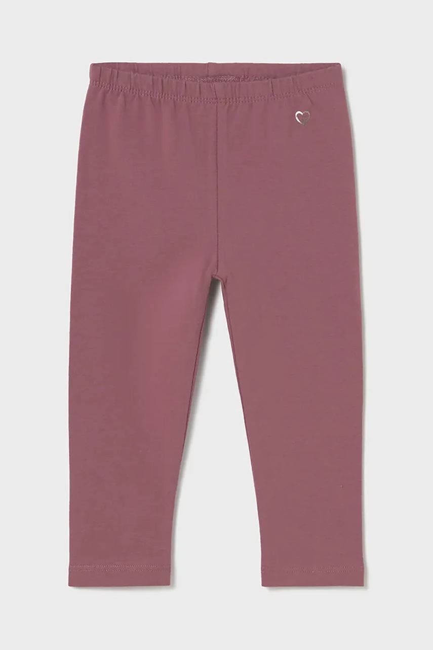 Детские леггинсы Mayoral 2 шт цвет розовый однотонная 702 Детские леггинсы Mayoral 2 шт цвет розовый однотонная 702