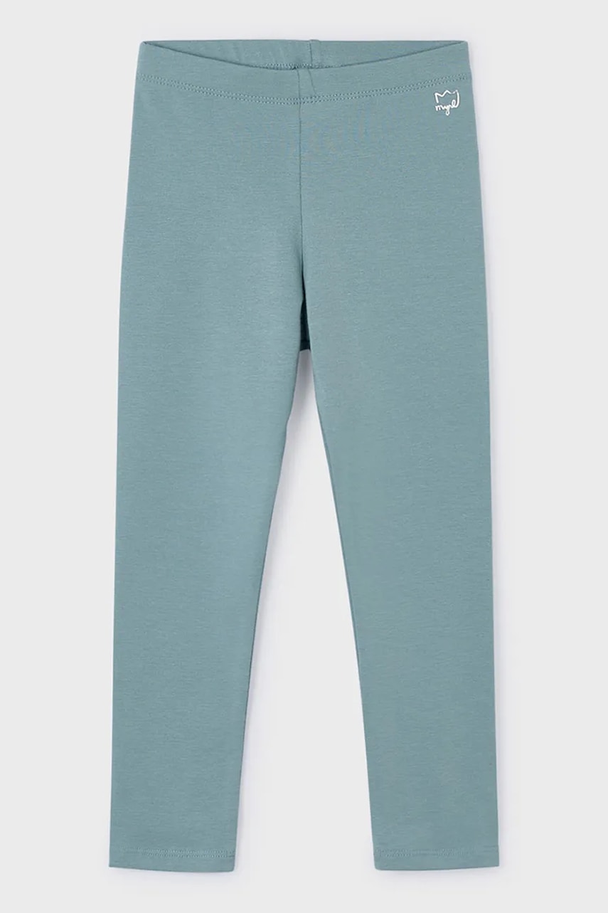 Mayoral leggins copii culoarea turcoaz, uni, 717