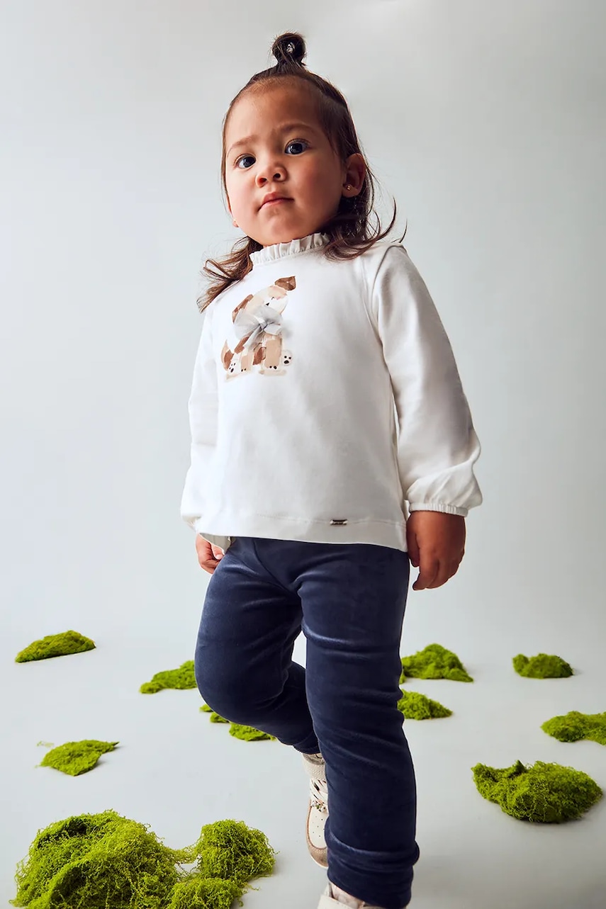 Mayoral leggins bebe culoarea albastru marin, uni, 727