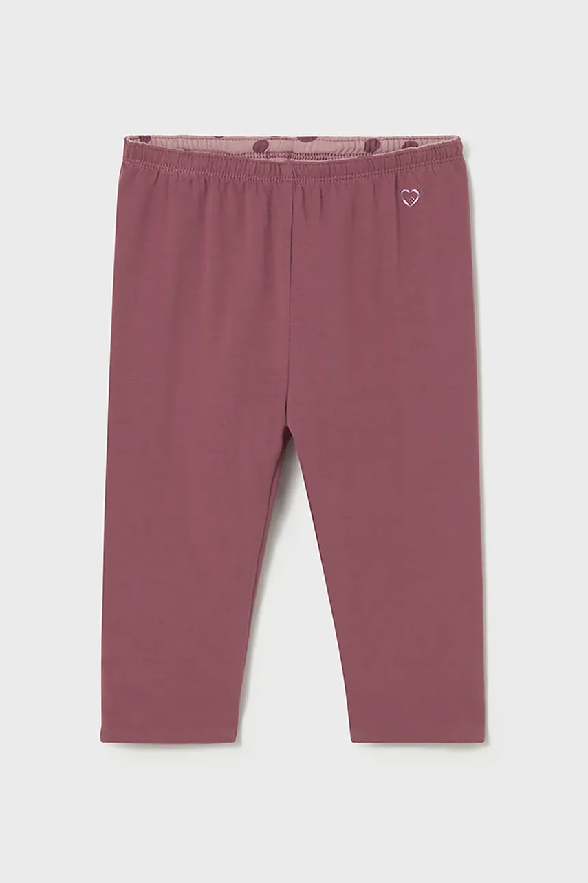 Mayoral leggins bebe culoarea roz, uni, 2736