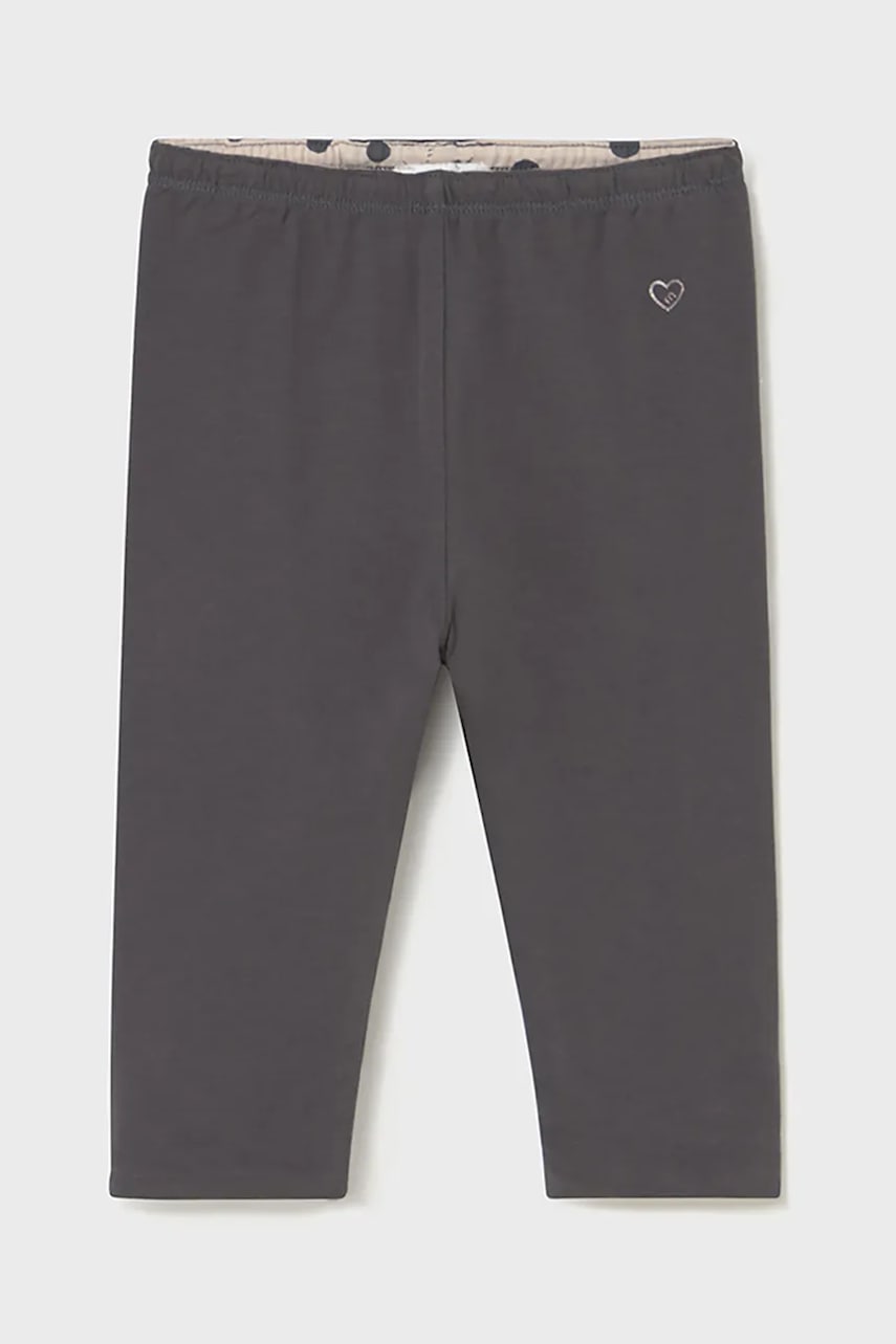 Mayoral leggins bebe culoarea gri, uni, 2736