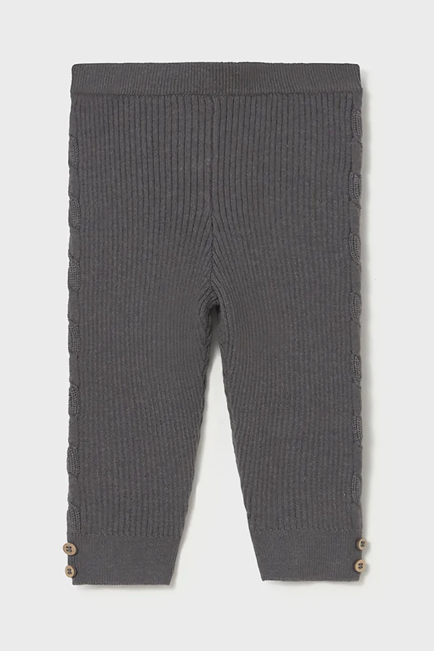 Mayoral leggins bebe culoarea gri, uni, 10015