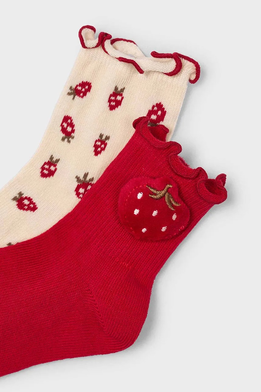 Носки Mayoral 2 шт цвет красный 10054
