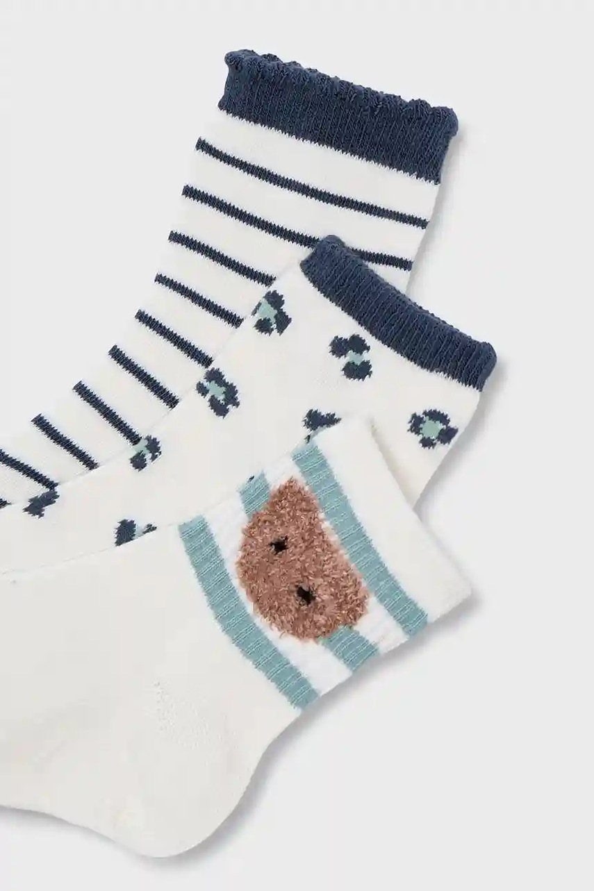 Носки для младенцев Mayoral 3 шт цвет белый 10056