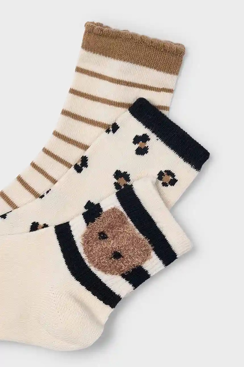 Носки для младенцев Mayoral 3 шт цвет белый 10056