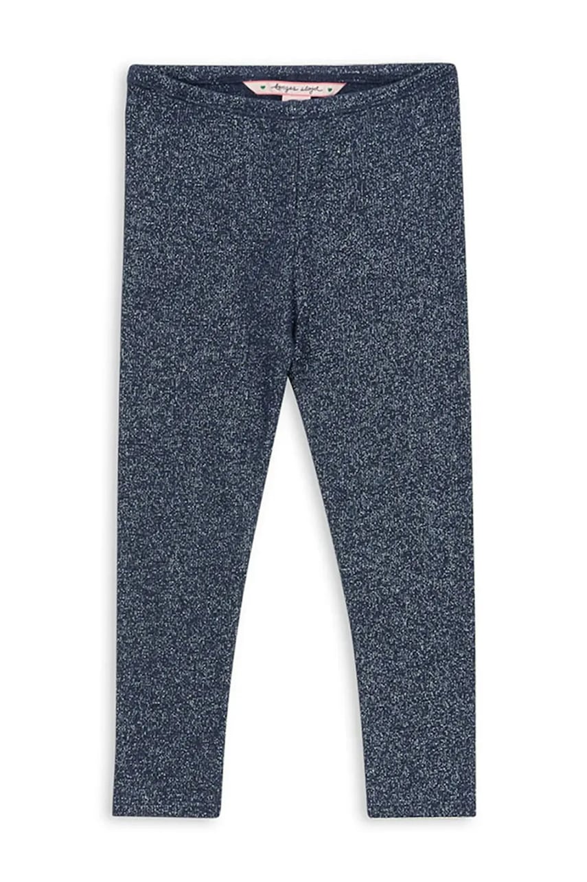 Konges Sløjd leggins copii ROLI PANTS culoarea bleumarin, uni, KS103969