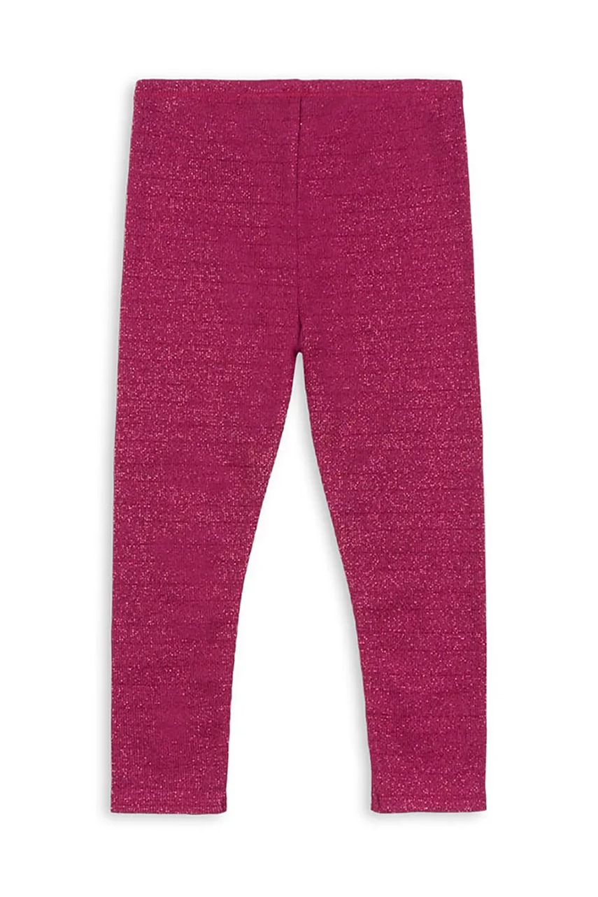 Детские леггинсы Konges Sløjd ROLI PANTS цвет бордовый однотонные KS103969