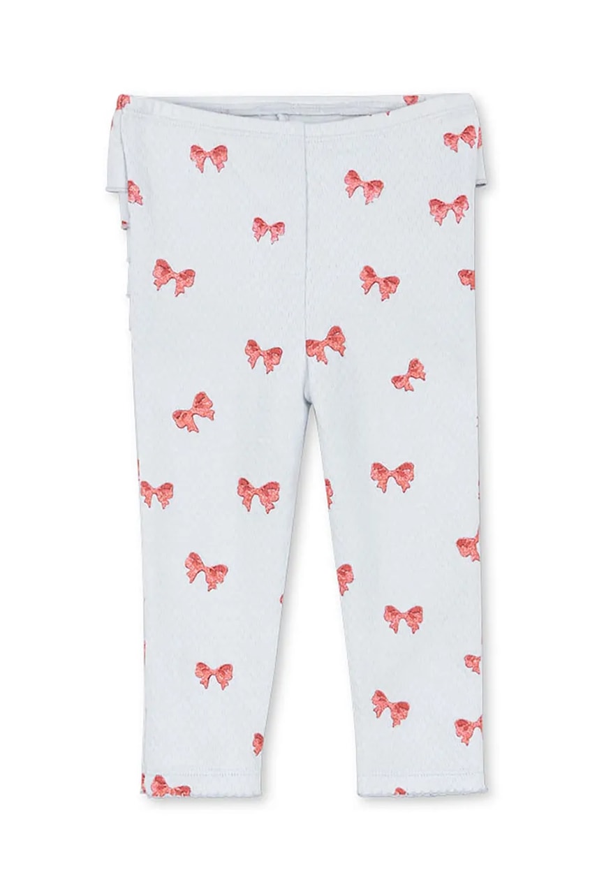 Konges Sløjd leggins din bumbac pentru bebeluși SUI FRILL PANTS GOTS KS104003