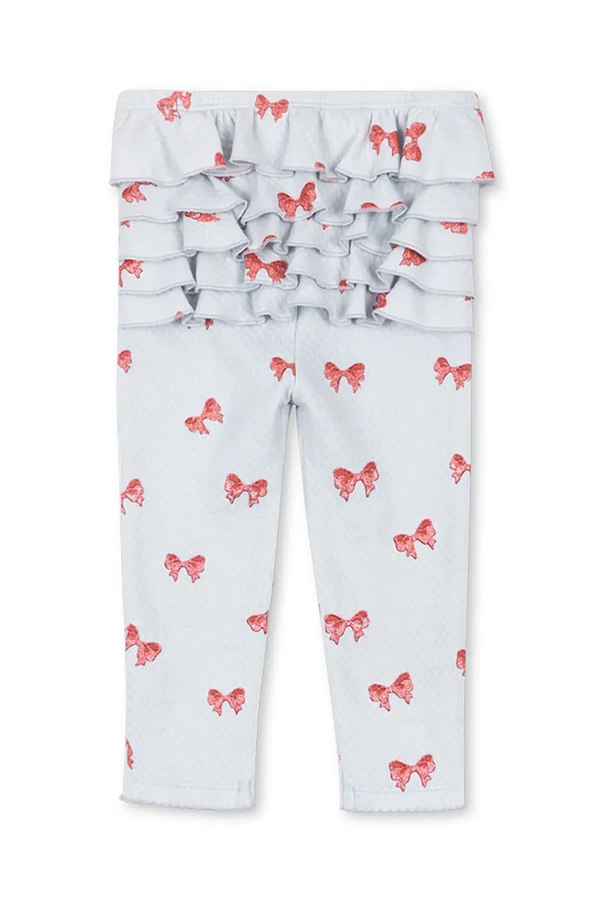 Детские хлопковые леггинсы Konges Sløjd SUI FRILL PANTS GOTS KS104003