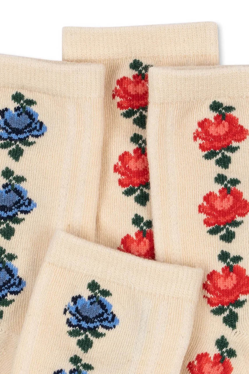 Дитячі шкарпетки Konges Sløjd 2 PACK FINE JAQUARD SOCKS 2-pack