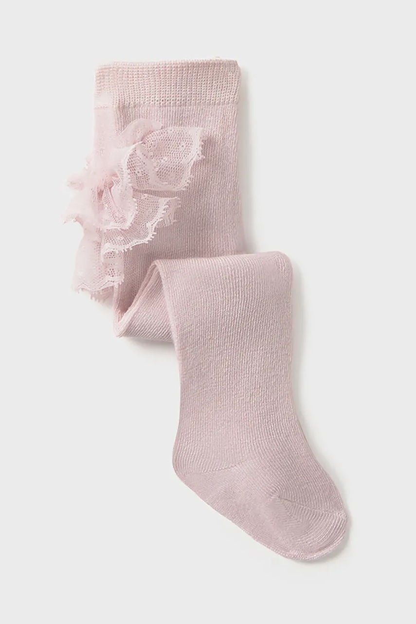 Levně Kojenecké punčocháče Mayoral Newborn růžová barva, 9913