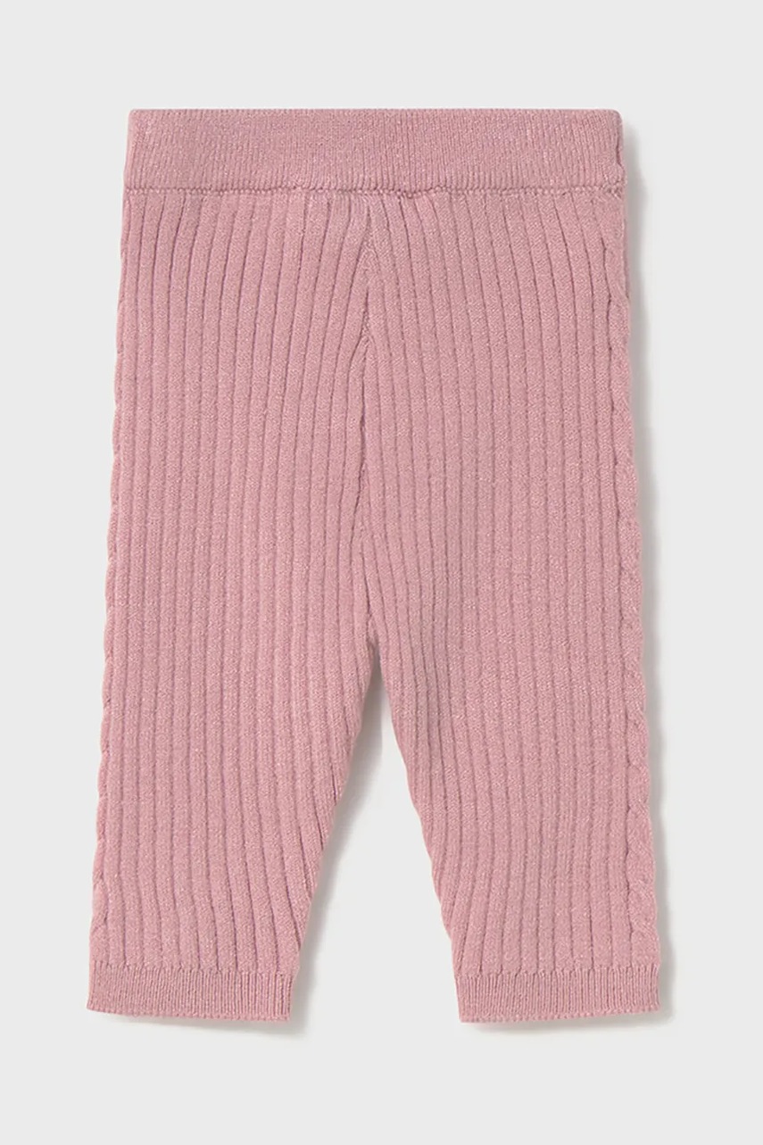 Леггинсы для младенцев Mayoral Newborn цвет розовый однотонная 9926