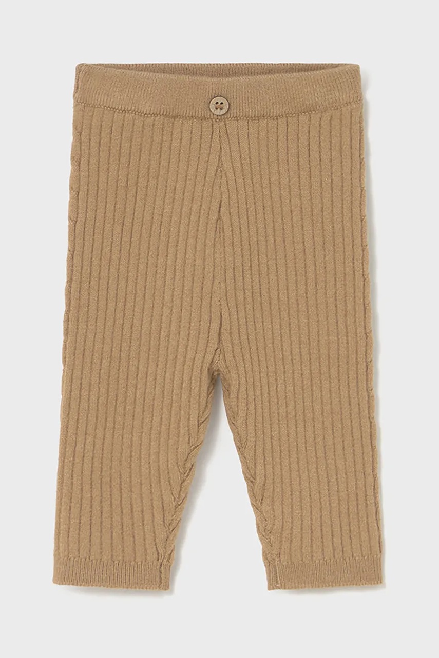 Леггинсы для младенцев Mayoral Newborn цвет коричневый однотонная 9926