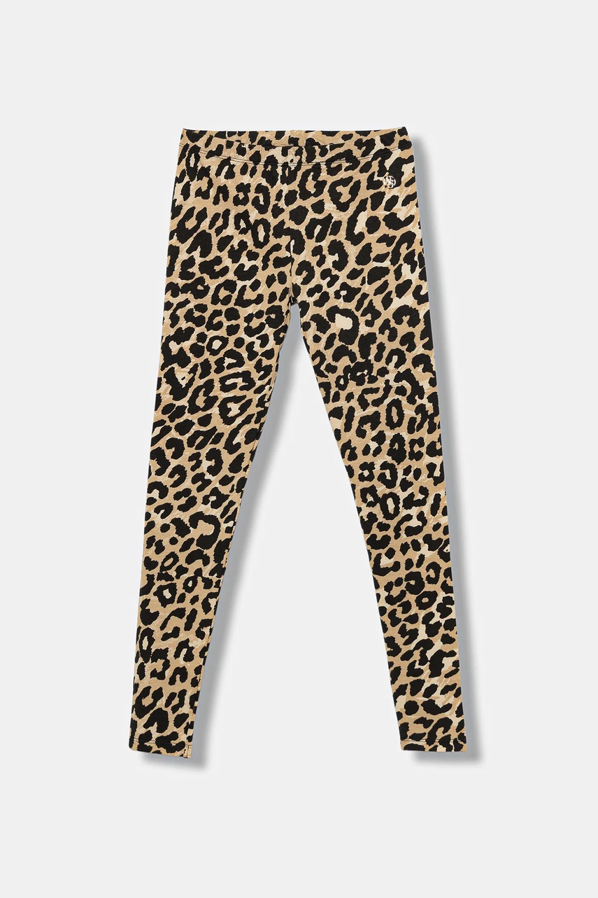 Levně Dětské legíny Guess béžová barva, J5BB05 J1314