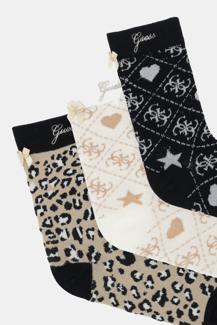 Детские носки Guess 3 шт цвет чёрный J5BZ06 Z1100 Детские носки Guess 3 шт цвет чёрный J5BZ06 Z1100