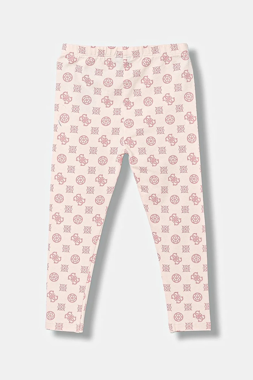 Детские леггинсы Guess цвет розовый узор K5BB06 J1314