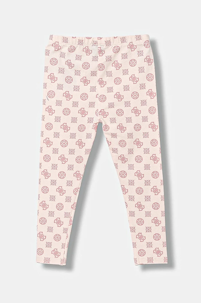 Детские леггинсы Guess цвет розовый узор K5BB06 J1314 Детские леггинсы Guess цвет розовый узор K5BB06 J1314