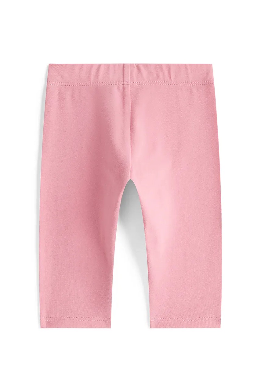 Леггинсы для младенцев Tommy Hilfiger цвет розовый однотонная KN0KN02074