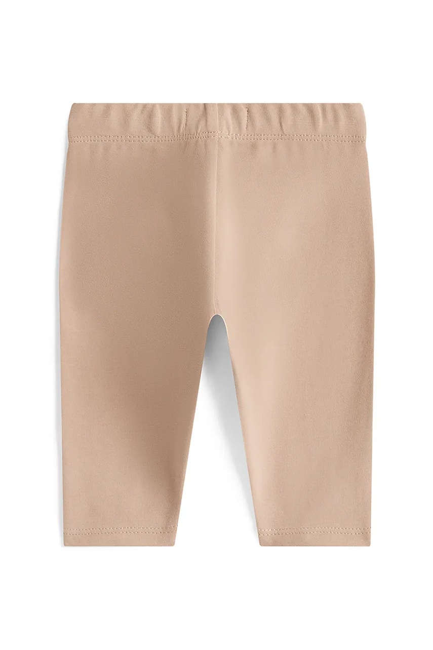 Леггинсы для младенцев Tommy Hilfiger цвет коричневый однотонная KN0KN02074