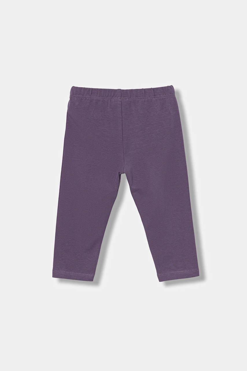 Детские леггинсы United Colors of Benetton цвет фиолетовый однотонная 3MT1GF01L Детские леггинсы United Colors of Benetton цвет фиолетовый однотонная 3MT1GF01L