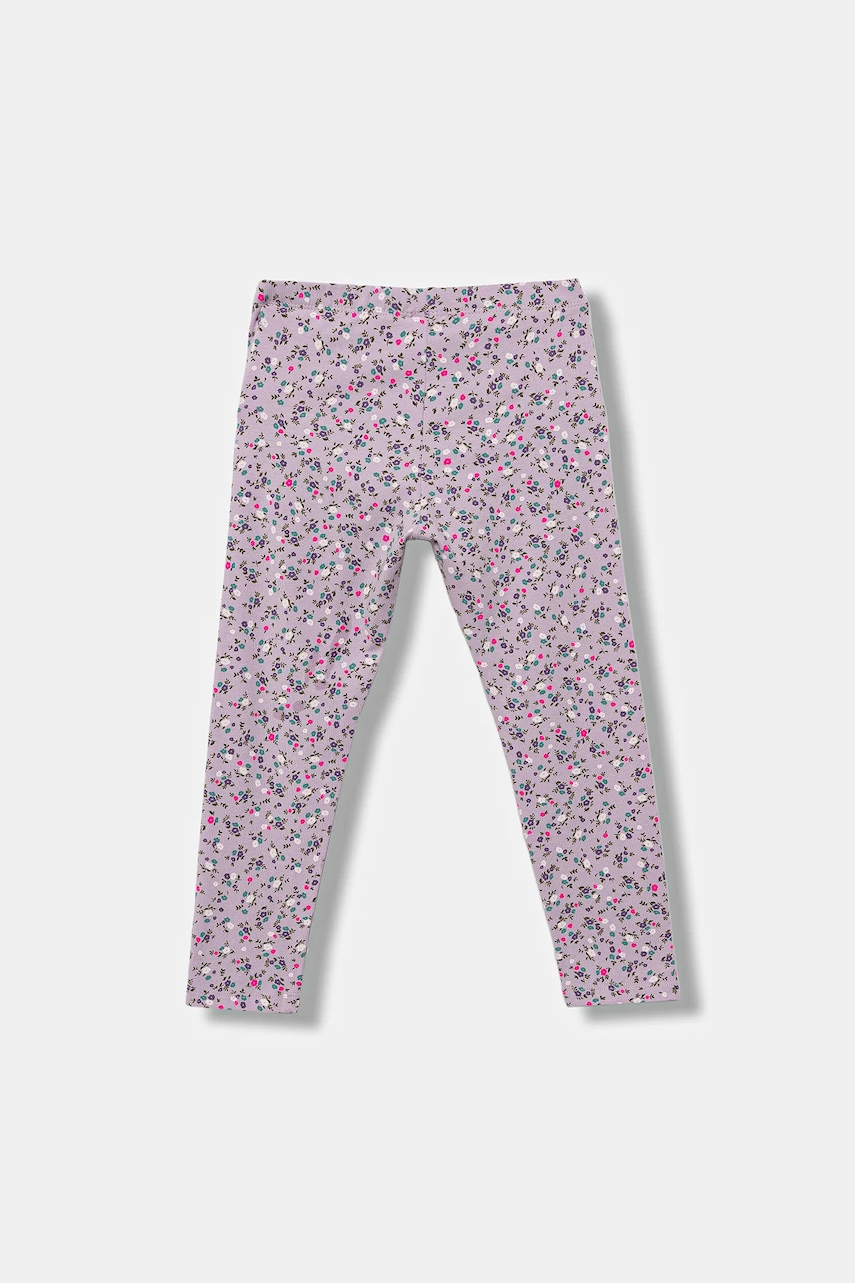 Детские леггинсы United Colors of Benetton цвет фиолетовый узор 3UJJGF04X Детские леггинсы United Colors of Benetton цвет фиолетовый узор 3UJJGF04X