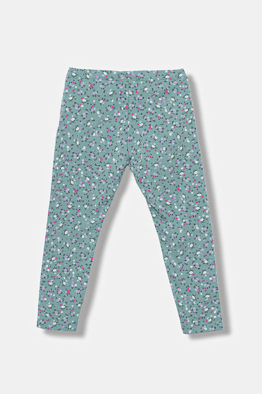 Детские леггинсы United Colors of Benetton цвет бирюзовый узор 3UJJGF04X