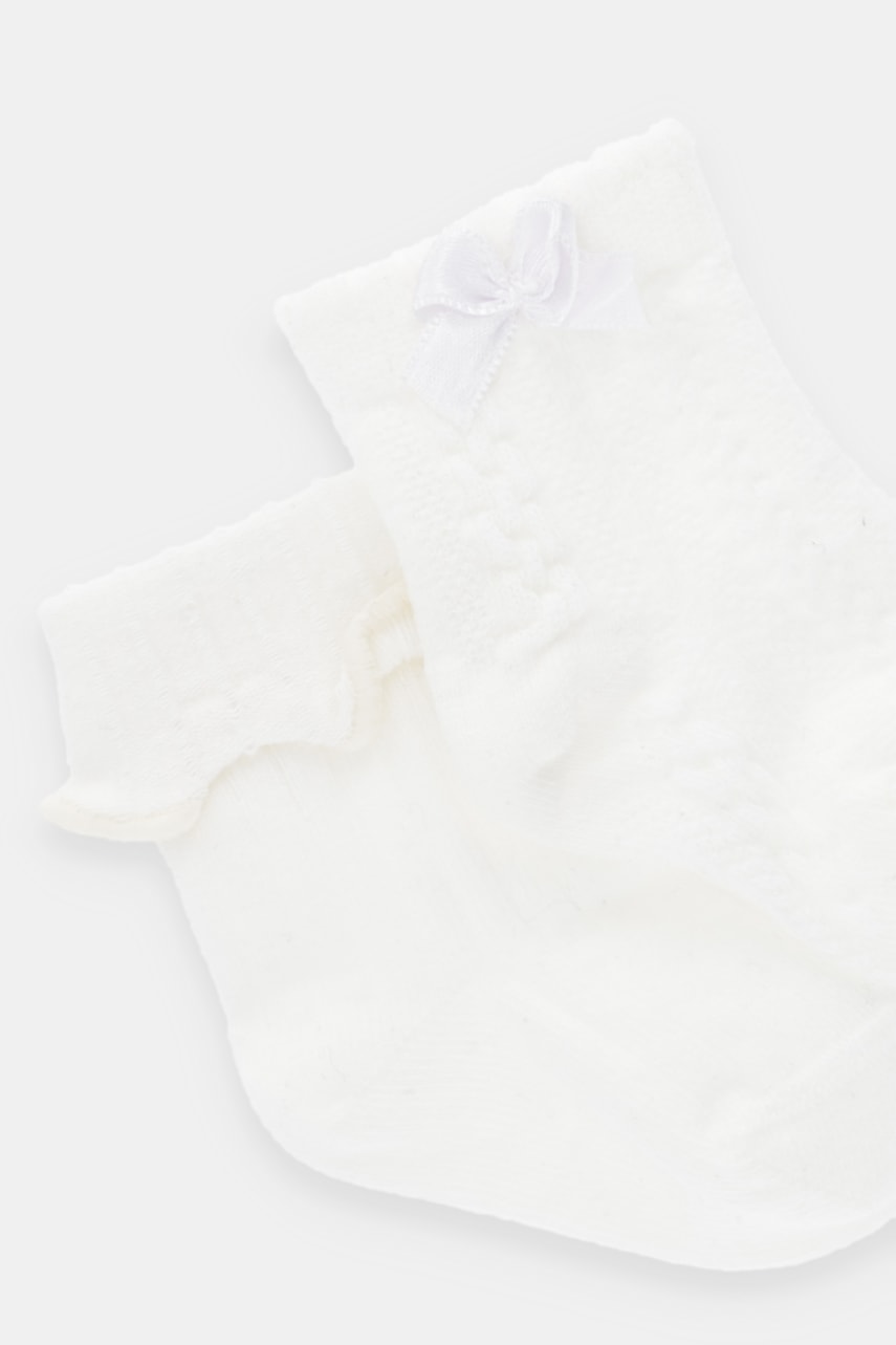 Детские носки United Colors of Benetton 2 шт цвет бежевый 6AO5A7004 Детские носки United Colors of Benetton 2 шт цвет бежевый 6AO5A7004