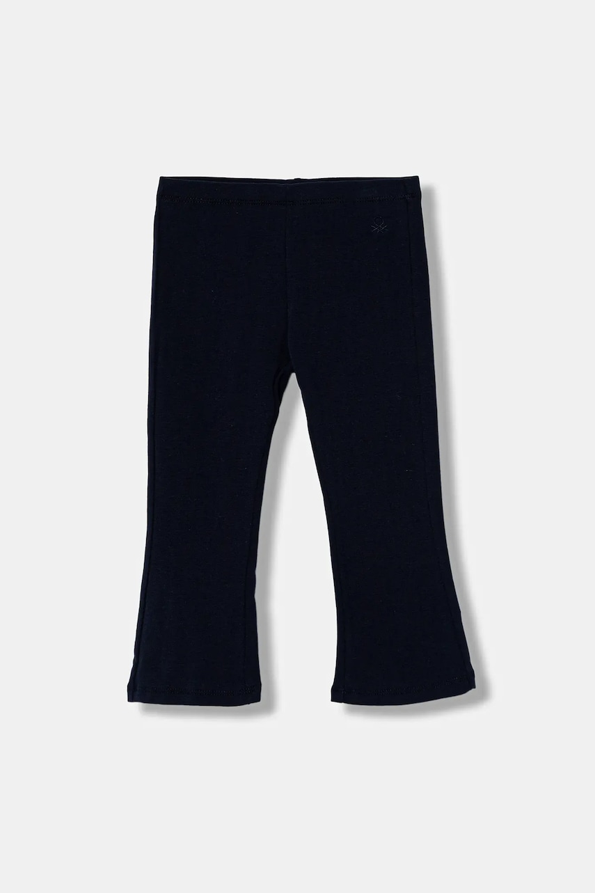 United Colors of Benetton leggins copii culoarea bleumarin, uni, 3DKEGF028