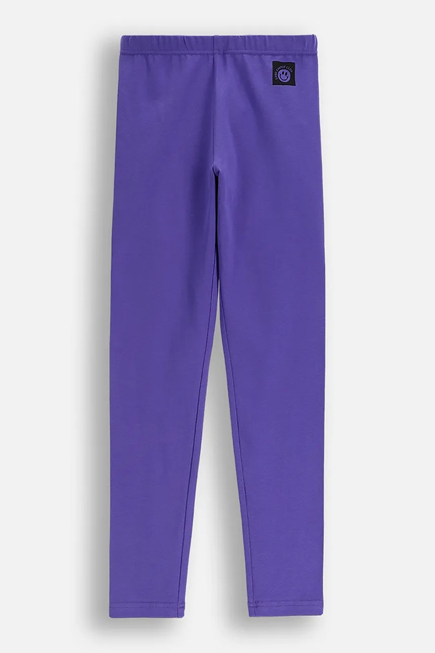 Coccodrillo leggins copii culoarea violet, uni, EVERYDAY GIRL A