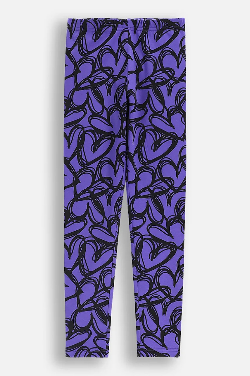 Coccodrillo leggins copii culoarea violet, cu imprimeu, EVERYDAY GIRL A