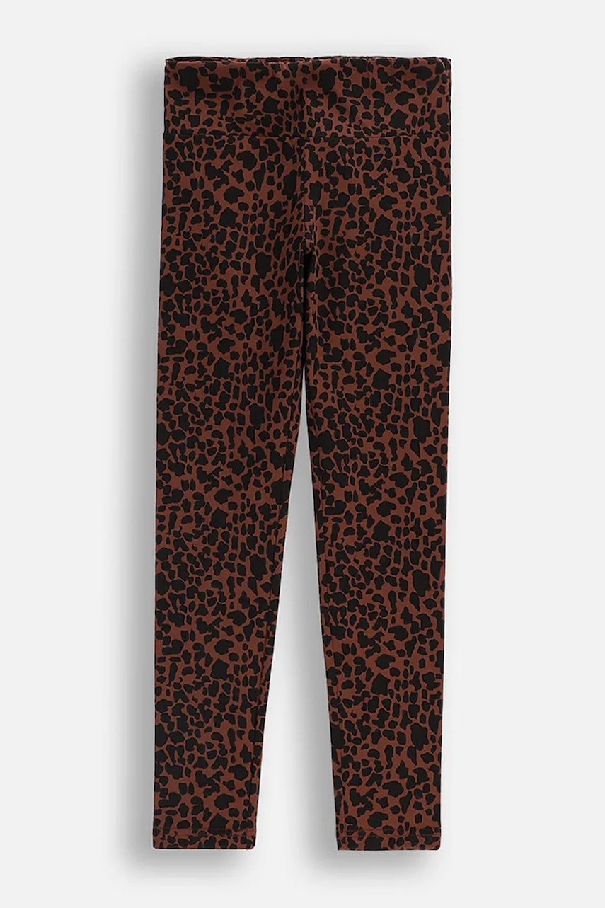 Coccodrillo leggins copii culoarea negru, cu model, CRAFT PUNK GIRL JUNIOR