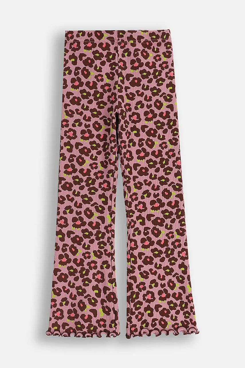 Coccodrillo leggins copii culoarea roz, cu model, CRAFT PUNK GIRL KIDS