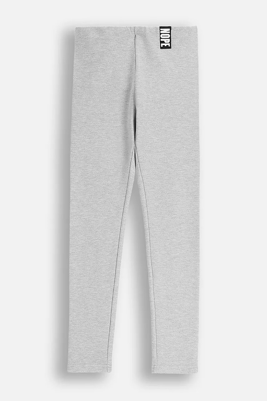 Coccodrillo leggins copii culoarea gri, cu model, RAVE GIRL JUNIOR